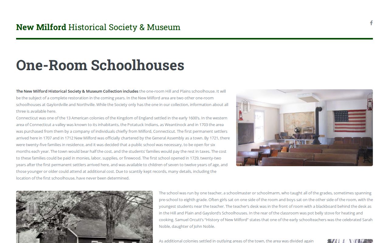 New Milford neighbors historic schoolhouses